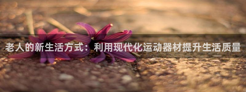 fb体育代理:老人的新生活方式:利用现代化运动器材提升生活质