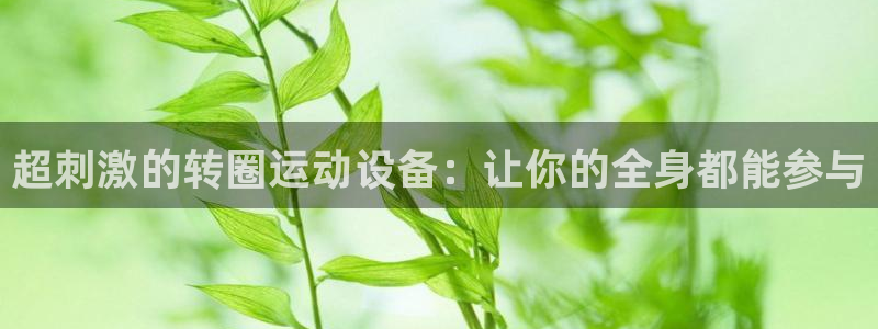 海南fb体育发展怎么样：超刺激的转圈运动设备：让你的全身都能