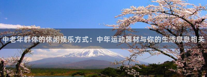 fb体育娱乐：中老年群体的休闲娱乐方式：中年运动器材与你的生